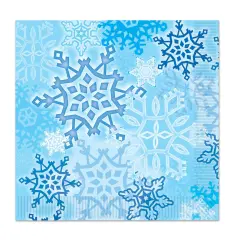 Snowflake Luncheon Napkins (Pack Of 12)