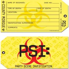 PSI Toe Tag Invitations (Pack of 12)