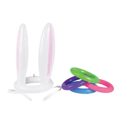 Inflatable Bunny Ears Ring Toss, (Pack Of 12)