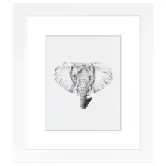 ArtToFrames 13x16" Matted Picture Frame with 9x12" Single Mat Photo Opening Framed in 1.25" White and 2" Mat (FWM-3966-13x16)