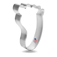 Bigfoot Foot Cookie Cutter 3 7/8 in, CookieCutter.com, Tin Plated Steel, Handmade in the USA