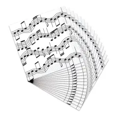 Musical Notes Beverage Napkins (Pack of 12)