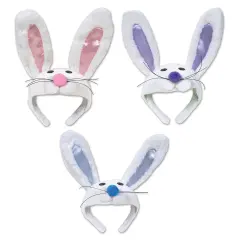 Plush Bunny Headband (Pack of 12)