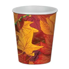 Fall Leaf Beverage Cups (Pack of 12)