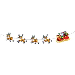 Santa & Sleigh Streamer (Pack of 12)