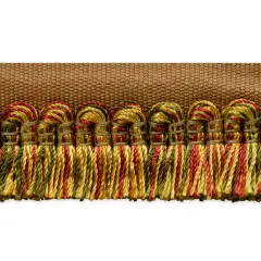 5 Yards of Heavy Premiun Cut Fringe - Acorn Multi | 5 yard cut Multi Colors