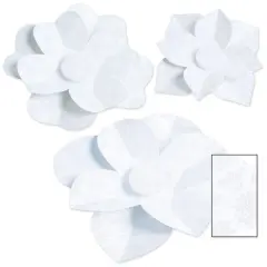 Paper Flowers, (Pack of 12)