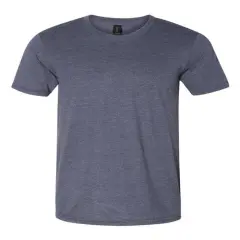 Gildan&reg; Softstyle Crewneck Short Sleeve CVC T-Shirt Heather navy