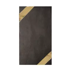 Elegant Black & Gold Guest Napkins &ndash; Metallic Foil Luxury Napkins for Weddings, Parties & Special Events