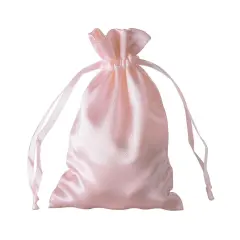 60 pcs 4x6 Satin Favor Drawstring Bags Blush