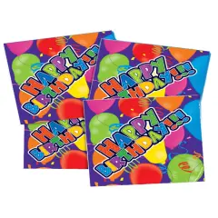 Lot 250 9.75" Happy Birthday Beverage Bar Drink Part Decoration Paper Napkins