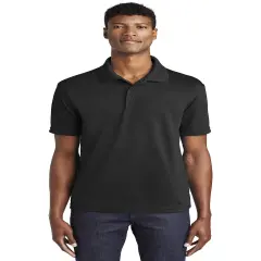 Collared Short Sleeve Polo T-shirt For Men | RADYAN&reg; Black