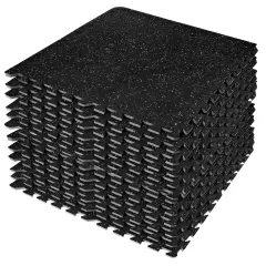 Sorbus Interlocking Foam Gym Floor Tiles -Great Exercise Mat Tiles for Workout, Yoga, Heavy Exercise Equipment Mat (12 Pack)