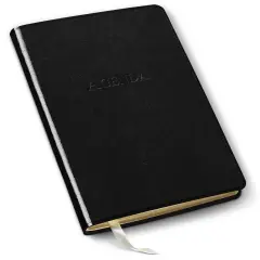 Undated Daily Planner by Gallery Leather - 8" x 5.5" Acadia Black