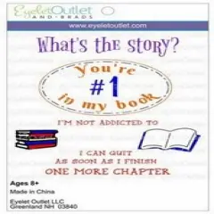 Eyelet Outlet Cling Book Stamps