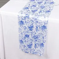Floral Satin Table Runner