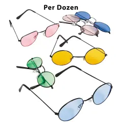 Colored Lens Sunglasses 12 Pieces