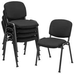 Costway Set of 5 Conference Chair Elegant Design Office Guest Reception