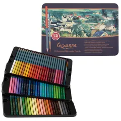 Cezanne Watercolor Pencils - Professional Artist Quality Soft Core Leads for Watercolour Painting, Coloring, Drawing, Layering, Blending, Shading, Use Wet or Dry