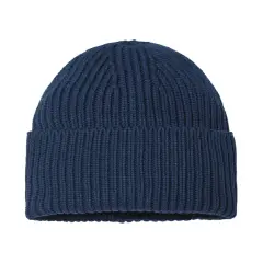 Atlantis Headwear&reg; Sustainable Chunky Rib Cuffed Beanie Navy