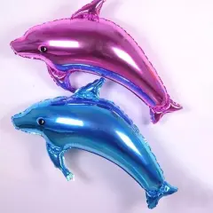 2PCS Dolphin Aluminum Foil Balloons