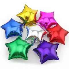 6pcs 5" Star Shape Aluminum Foil Balloons