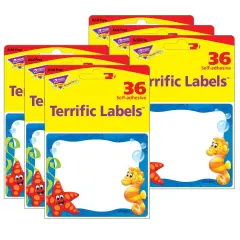 Sea Buddies&trade; Terrific Labels&trade;, 36 Per Pack, 6 Packs
