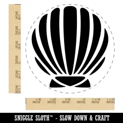 Scallop Seashell Beach Shell Ocean Self-Inking Rubber Stamp Ink Stamper for Stamping Crafting Planners Red