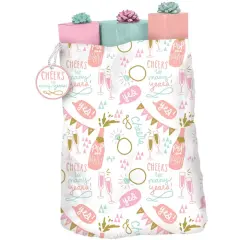 Champagne Wedding Gift Sack, 1ct