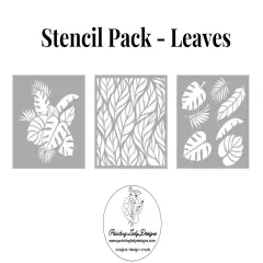 Stencil Pack Leaves Designs