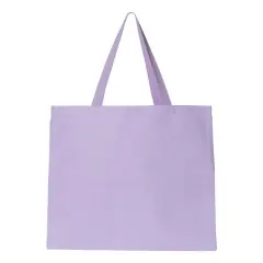 Q-Tees&reg; Promotional Tote Heavy Cotton Canvas Lavender