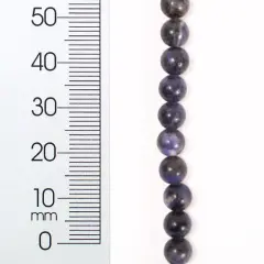 6 Packs of Sodalite 6mm Round Beads 8" Strand