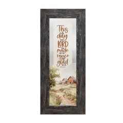 This Is The Day Metalscape Framed Wall Art - 6 inches x 14 inches