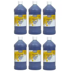 Little Masters&reg; Washable Tempera Paint, Violet, 32 oz., Pack of 6