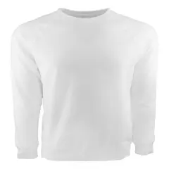 Laguna Raglan Lonf Sleeve Crewneck Sweatshirt White