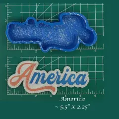 America Silicone Freshie Mold