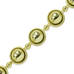 10 yards of Sage Flat-Back Gold Pearl Trim 3/4" | 10 yard cut