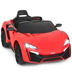 12V 2.4G RC Electric Vehicle with Lights Lights Red