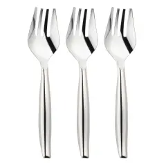 Silver Disposable Plastic Serving Forks (150 Forks)
