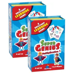 Super Genius&trade; Multiplication 1 Game, Pack of 2