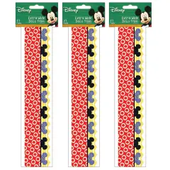 Mickey&reg; Color Pop! Peeking Head Extra Wide Deco Trim&reg;, 37 Feet Per Pack, 3 Packs