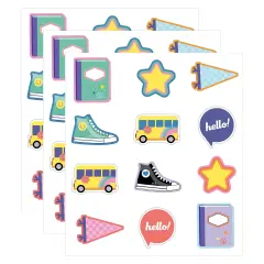 We Stick Together Hello School Cut-Outs, 36 Per Pack, 3 Packs