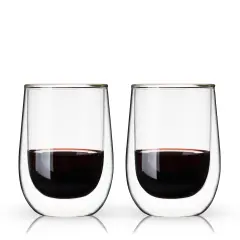Double-Walled Wine Glasses: Elegant Temperature Control