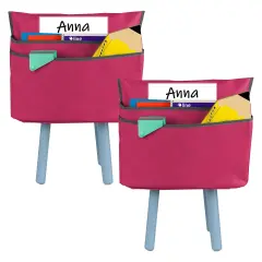 Large Chair Cubbie&trade;, 17", Sunset Red, Pack of 2