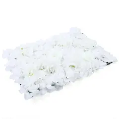 15pcs Artificial Flower Wall Panel Silk Flower for Wedding Party Backdrop Decor