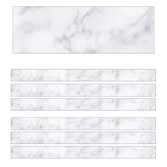 Simply Boho Marble Straight Borders, 36 Feet Per Pack, 6 Packs