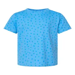 Rabbit Skins&reg; Toddler Crewneck Short Sleeve Fine Jersey Tee Tradewind spot