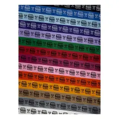 Locked Treasure Chest RPG Loot Satin Ribbon for Bows Gift Wrapping DIY Craft Projects - 1" - 3 Yards Yellow Ribbon