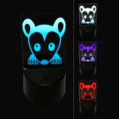 Peeking Possum Opossum 3D Illusion LED Night Light Sign Nightstand Desk Lamp