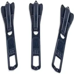 Zipper Repair Kit - #3 YKK Vislon Sliders - Color: Navy #560-3 Sliders Per Pack - Made in The United States